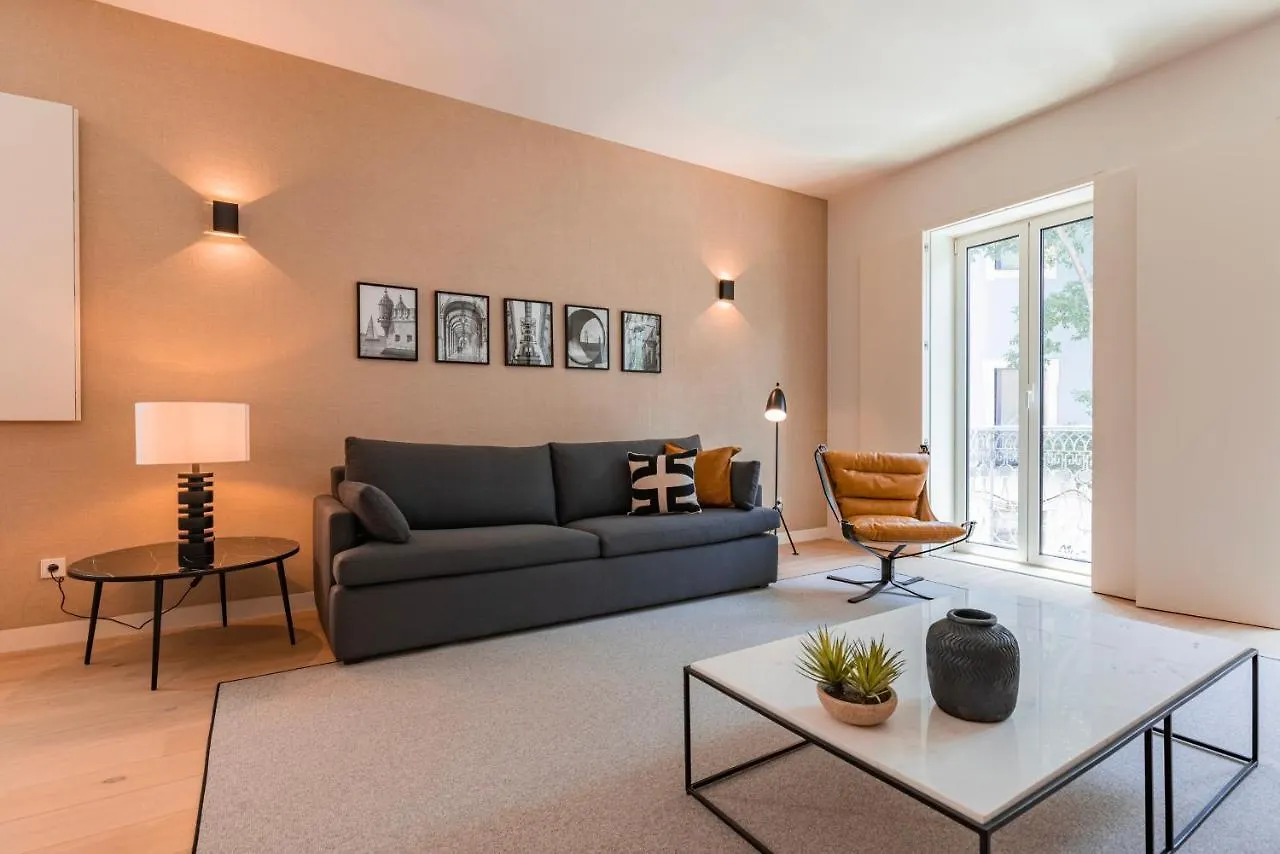 Liberdade Elegance W/Rooftop Pool By Lovelystay Lisboa Apartman